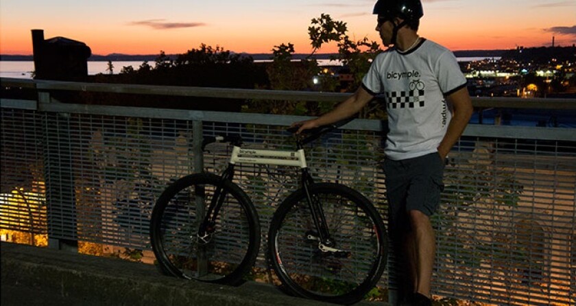 The Bicymple is compact and easy to maintain