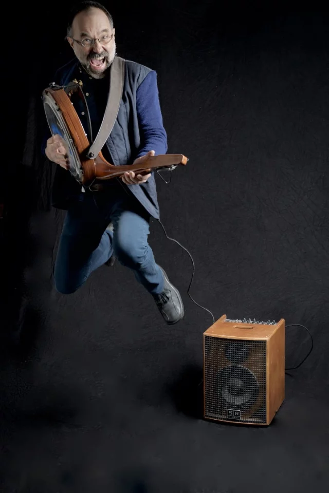 The KeyTam is worn like a guitar