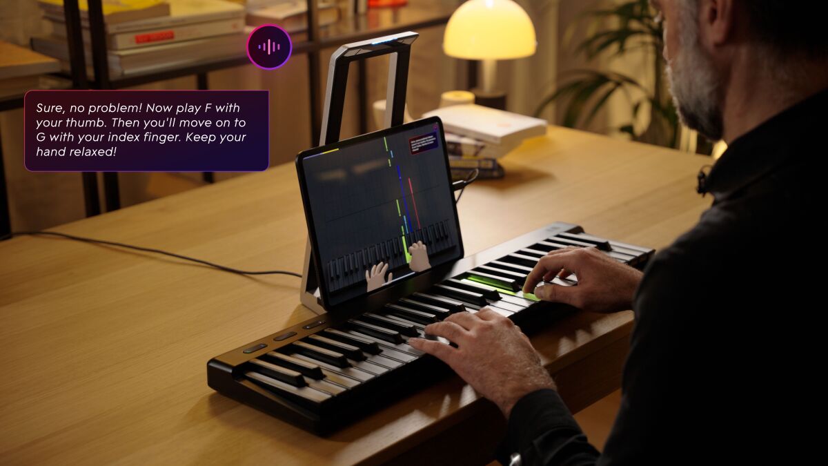 AI piano coach listens, watches and teaches in real time