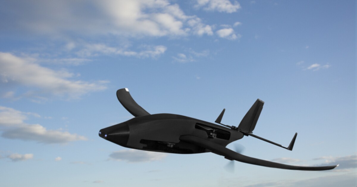 SkyProwler combines a quadcopter and a fixedwing airplane in one device