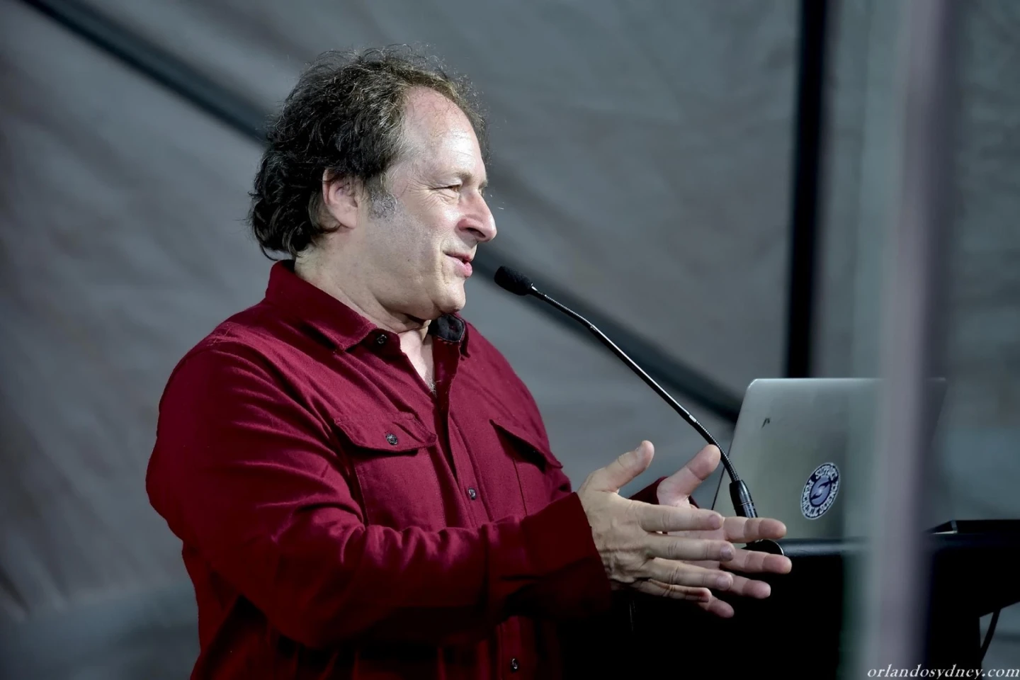 Doblin presenting his latest research at the 2017 Entheogenesis Australis Psychedelic Symposium