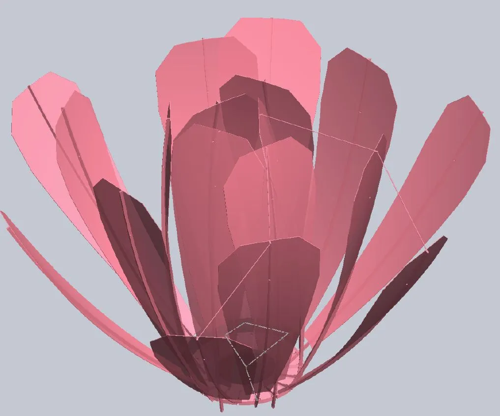 Visualization of the opening mechanism