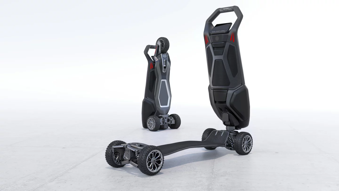 The Dragonfly is billed as the world's first hyperscooter