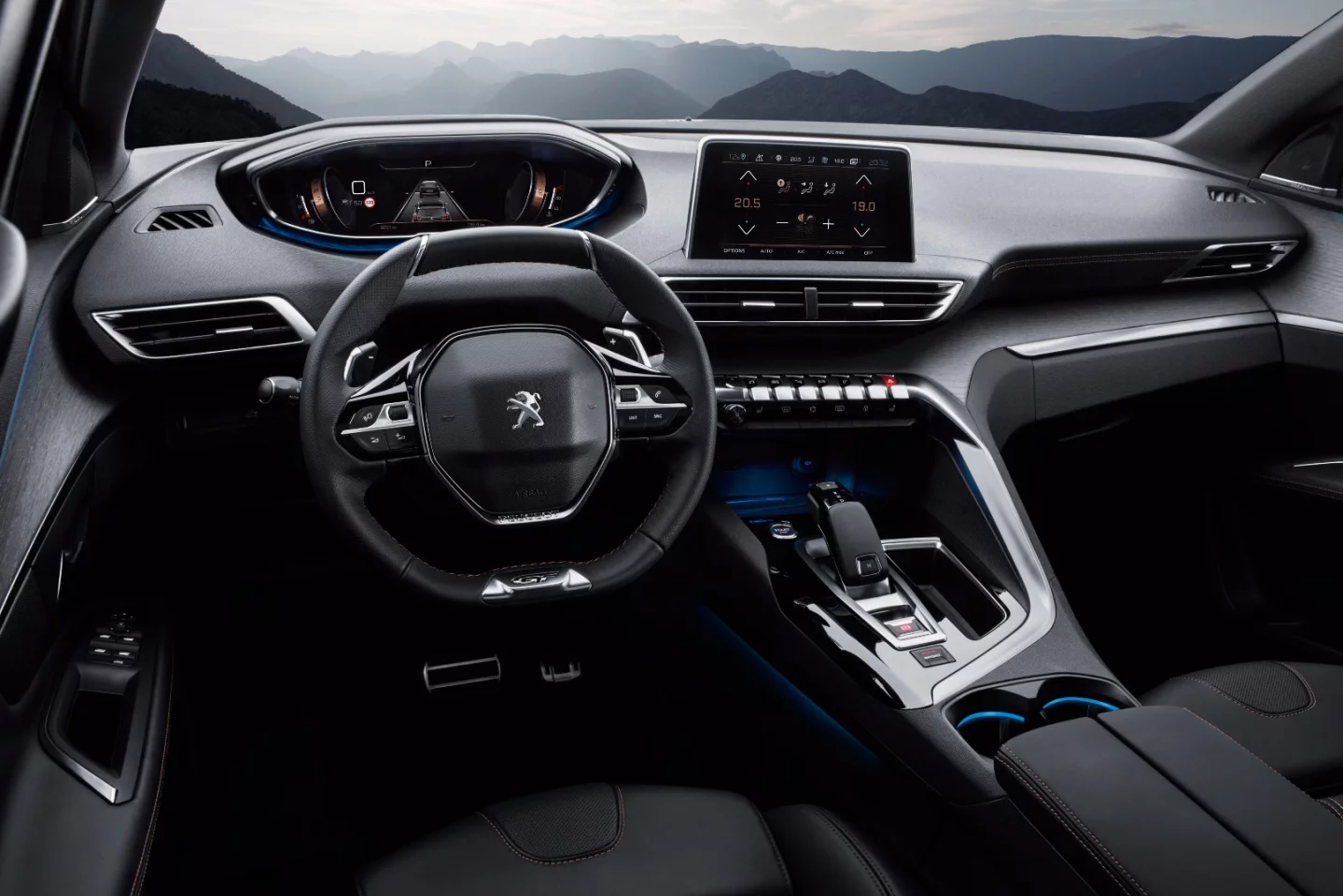 Peugeot 3008 GT's cabin is built around the iCockpit system