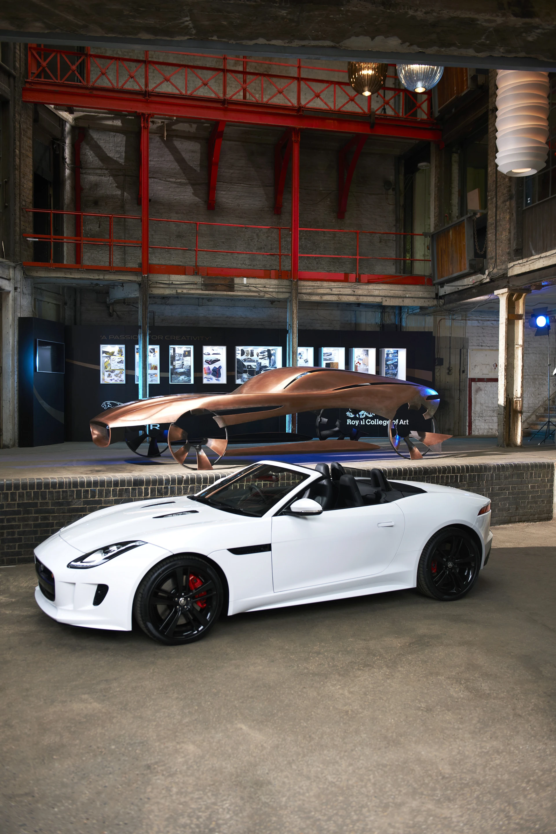 Comparison of the installation with a more complete car