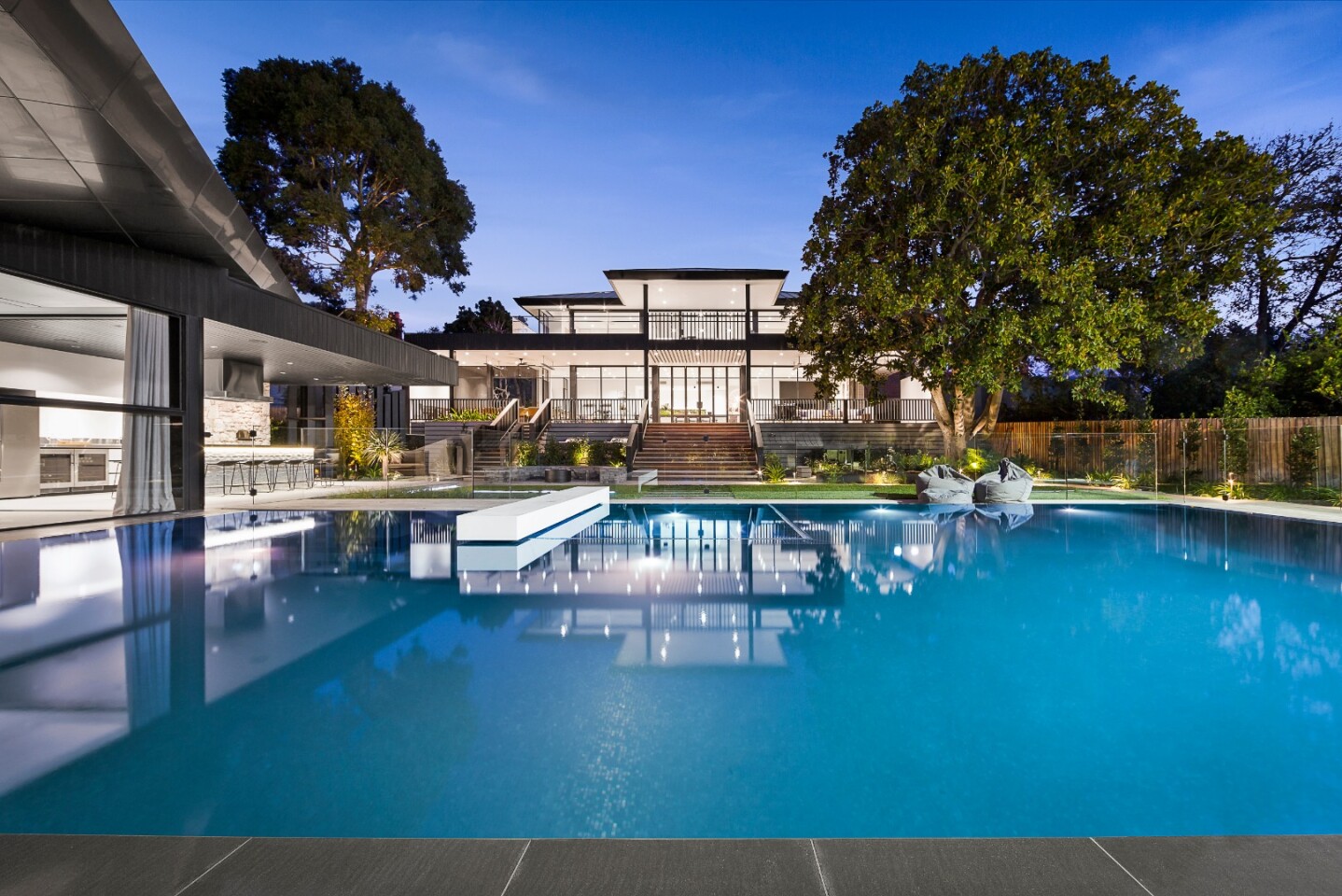 Pictured: pool. Not pictured: Golden Retriever