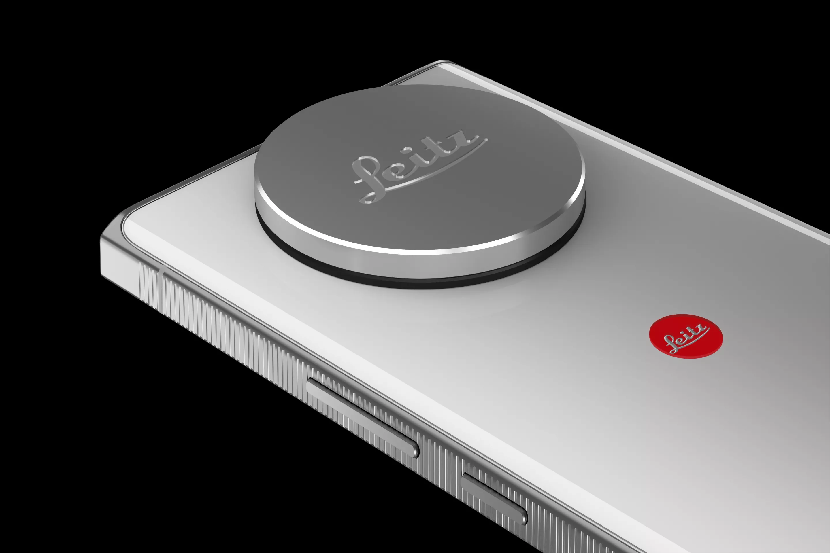 A Leica-branded lens cover protects the Leitz Phone 2's rear camera module