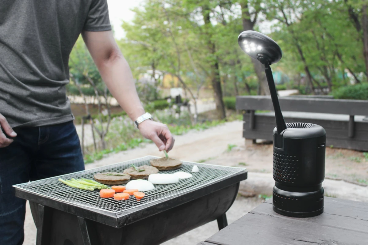 The Lumir K is a lamp powered by cooking oil