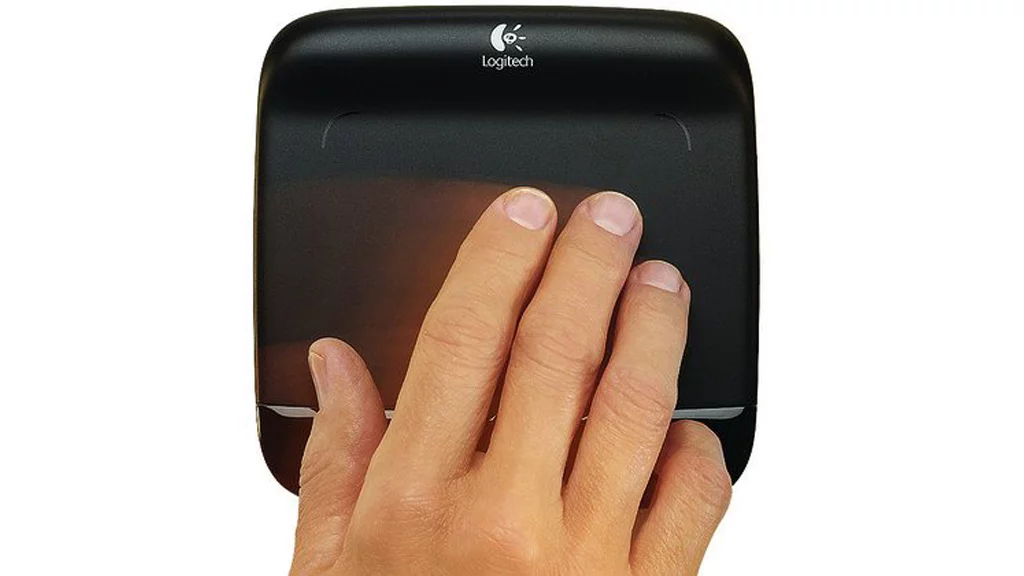 Logitech's Wireless Touchpad supports multi-touch gestures on a Windows 7 PC