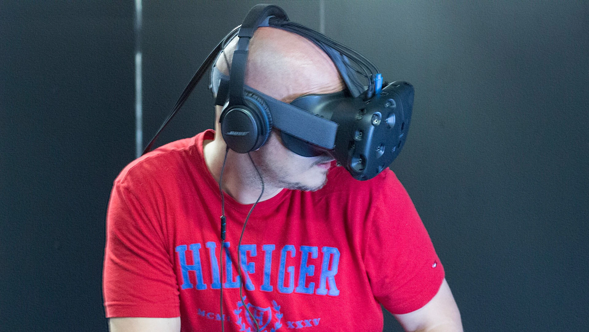 The HTC Vive's free-roaming element puts your entire body into virtual reality