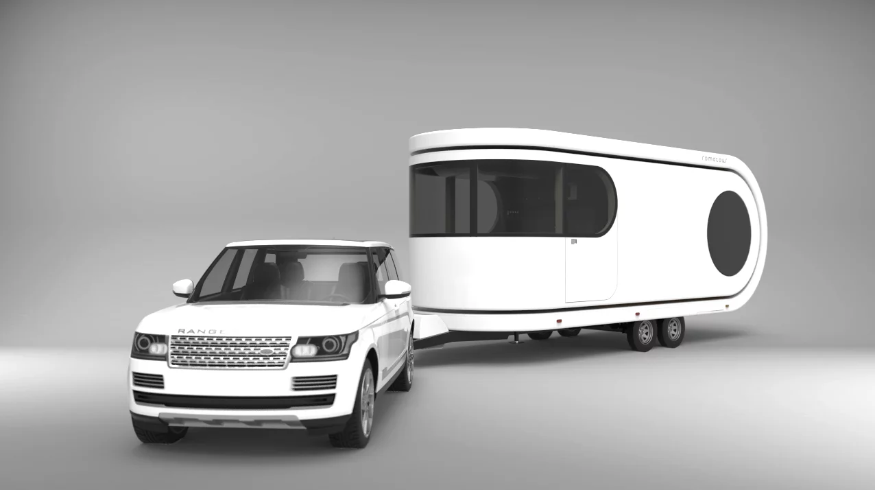 The Romotow includes diesel heating and cooking