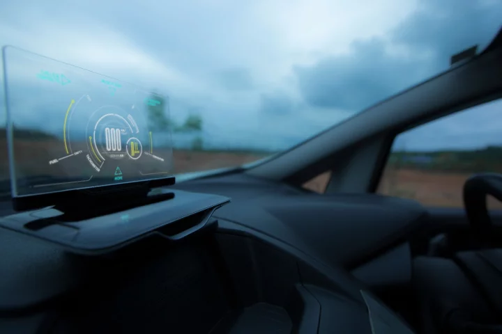 Exploride heads up display