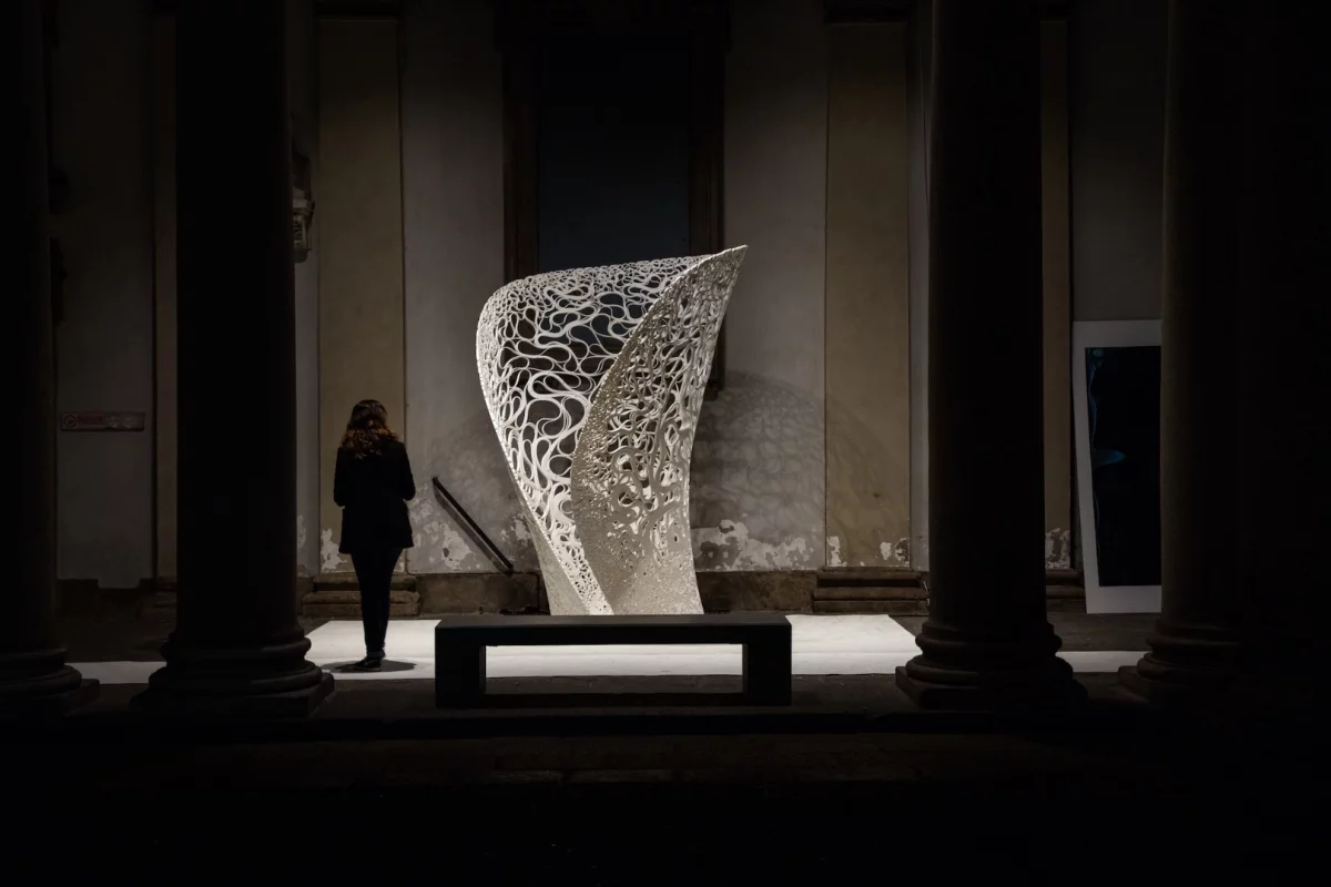 ZHA's Thallus is on display at Milan Design Week until April 9