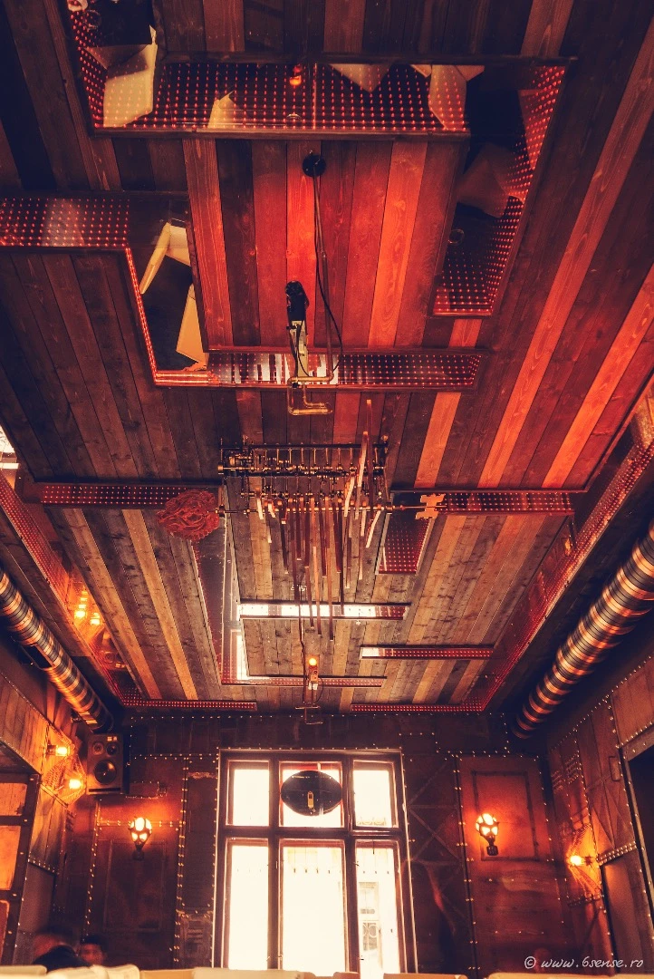 The firm has prior experience with such projects and has designed another steampunk bar, and a Jules Verne-style submarine pub in Romania