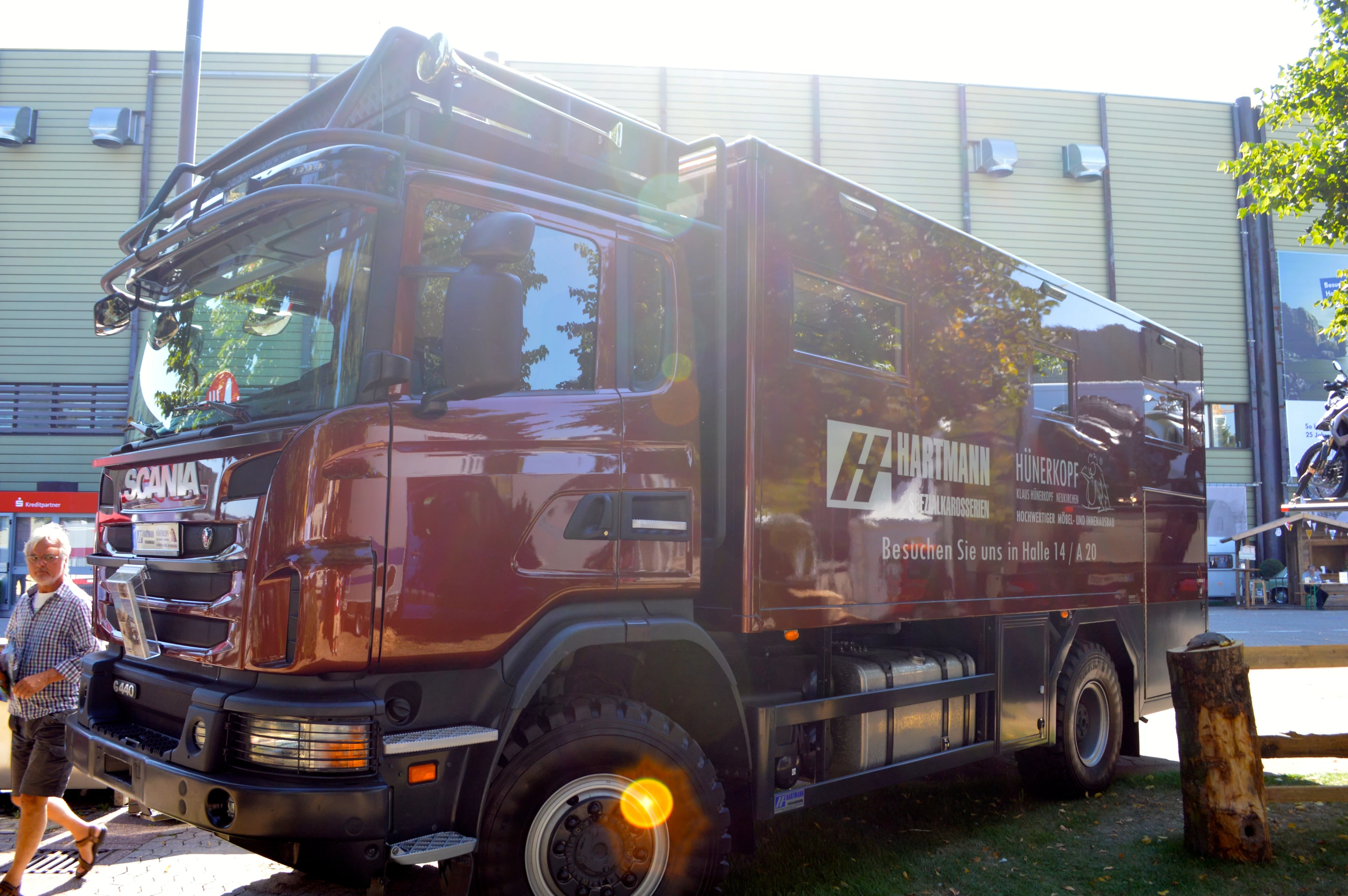 The Radon is built on a Scania G440 CB 4x4 platform