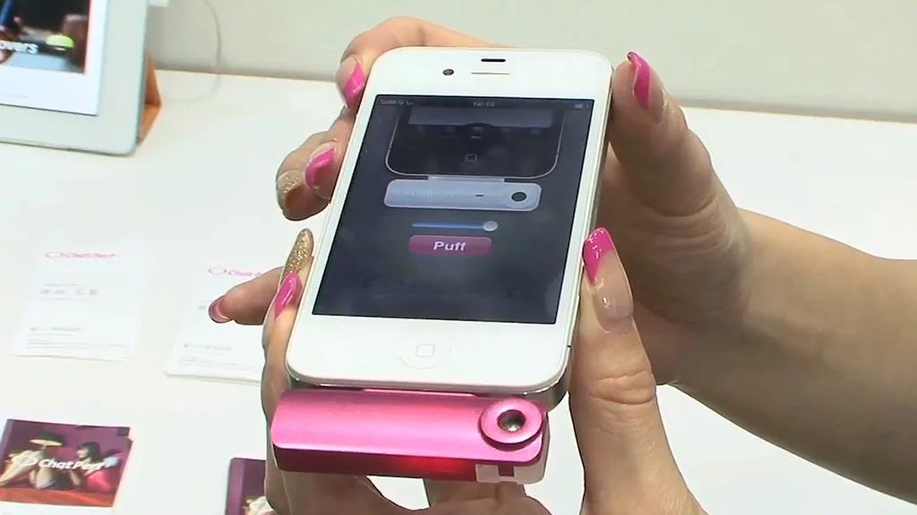 The prototype Chat Perf that turns an iPhone into a smell-o-phone (Photo: DigInfo)