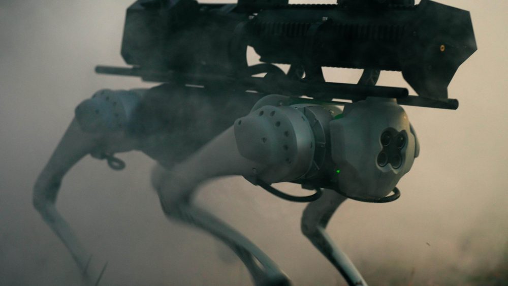 Thermonator combines a robotic dog and a flamethrower