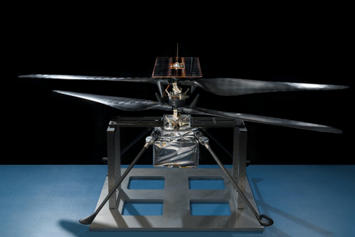 NASA's Mars Helicopter makes maiden flight in JPL simulator