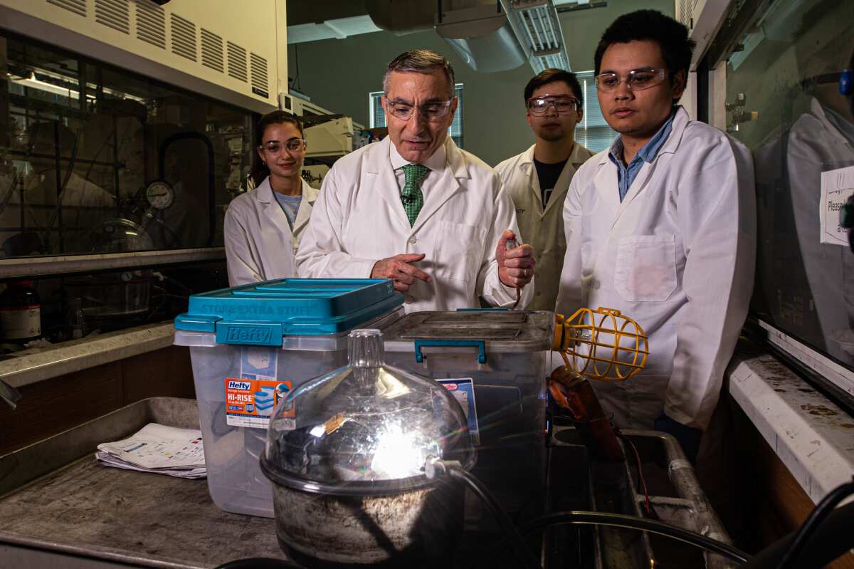 Rice University chemist James Tour led a team of researchers in developing a new way of producing the wonder material graphene