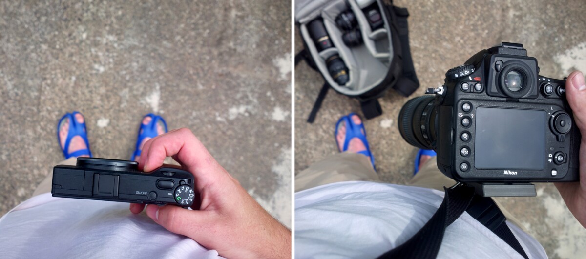 Unless you're going on a photo-centric vacation, or travel with a photography assistant, you probably don't want to be lugging a big and heavy DSLR (and associated lenses) around all the time