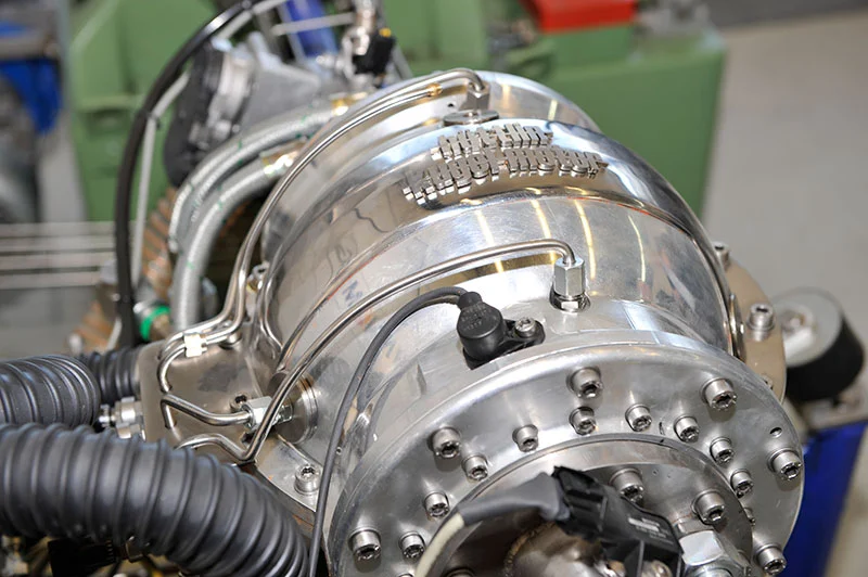 Kugel motor prototype under testing