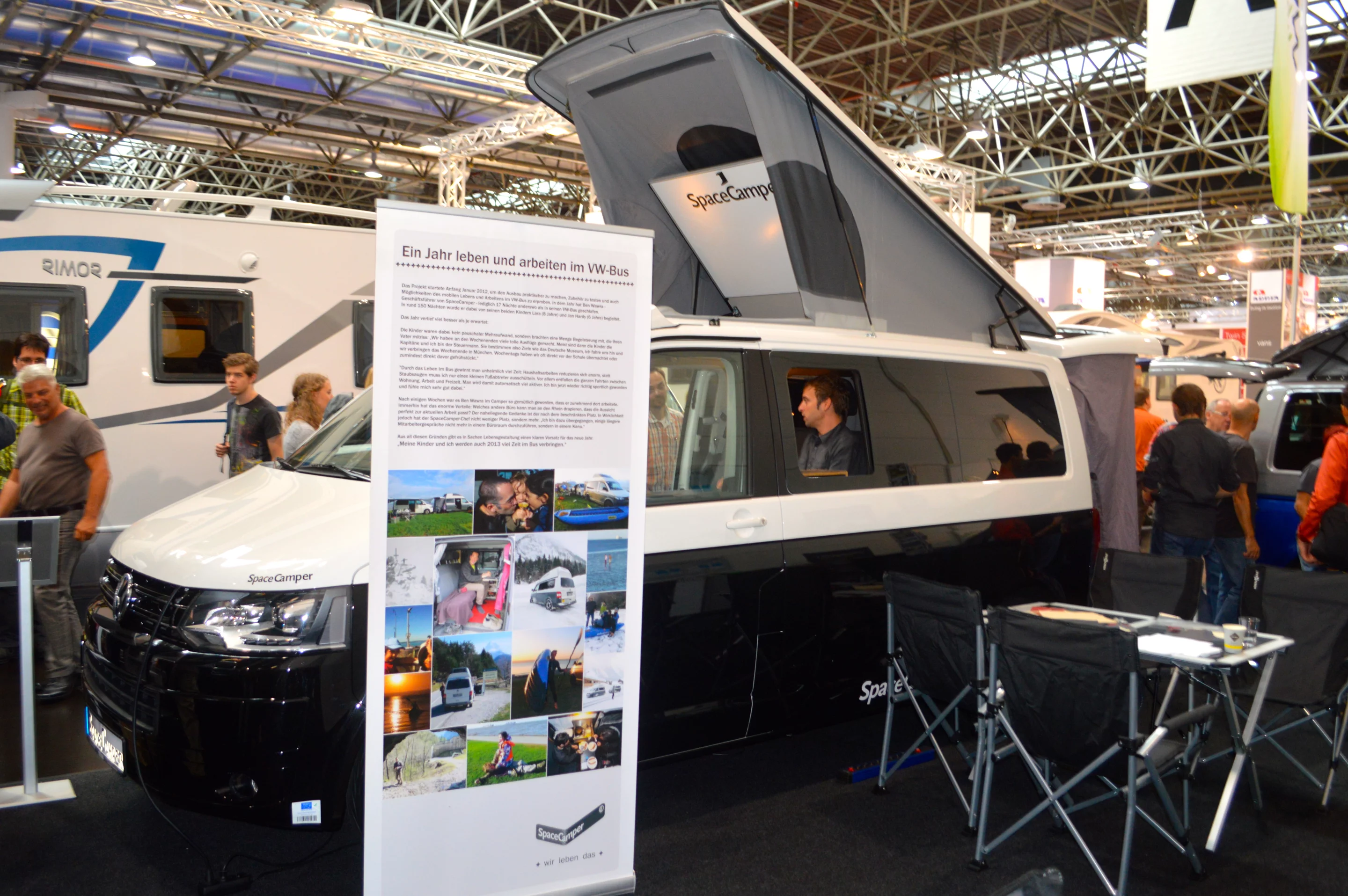 SpaceCamper at the 2013 Dusseldorf Caravan Salon
