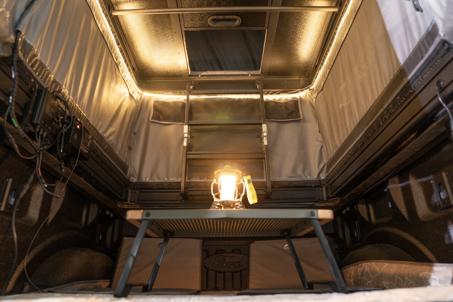 Inside the lower half of the Safari Cruiser