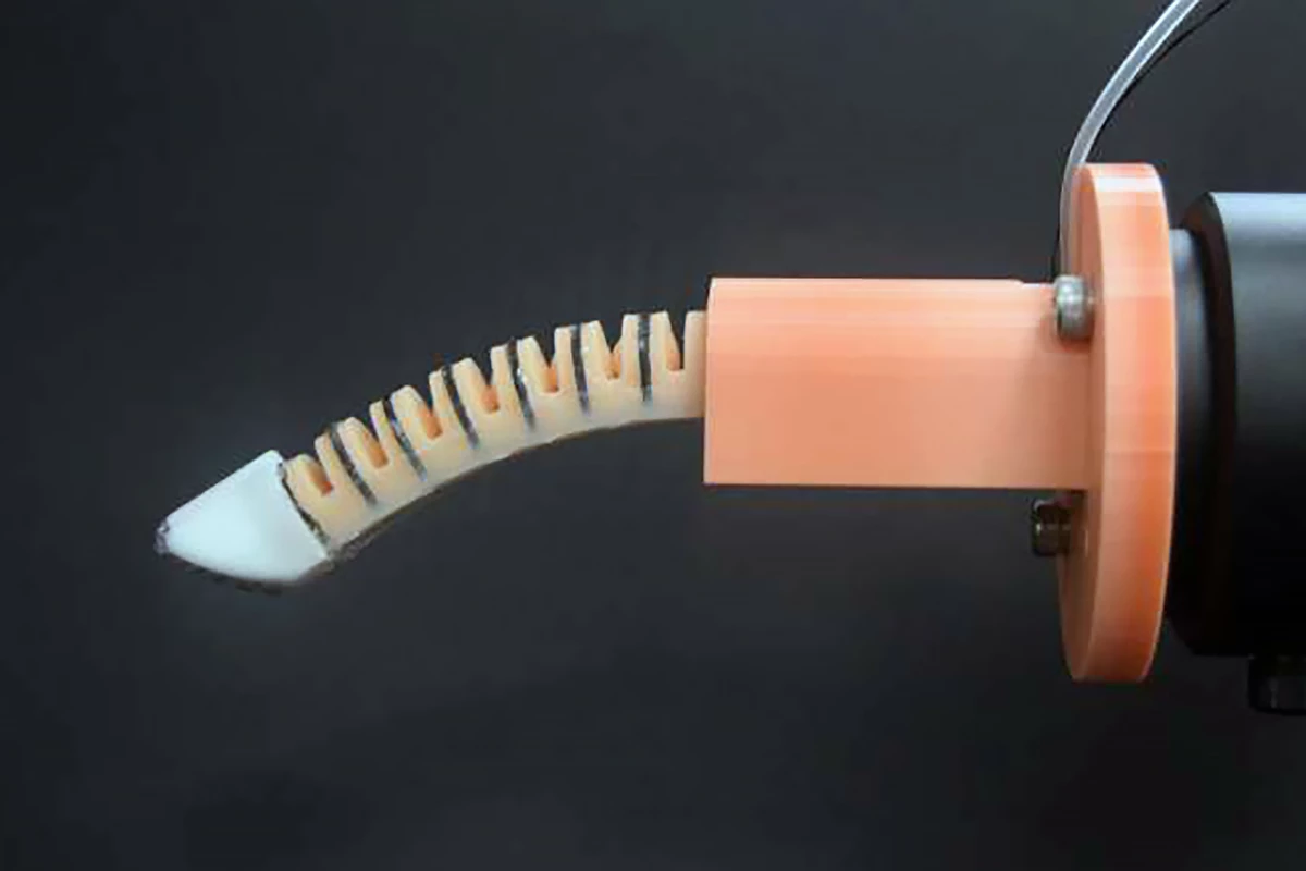 The ultrasensitive robot 'finger' can perform routine physical exams