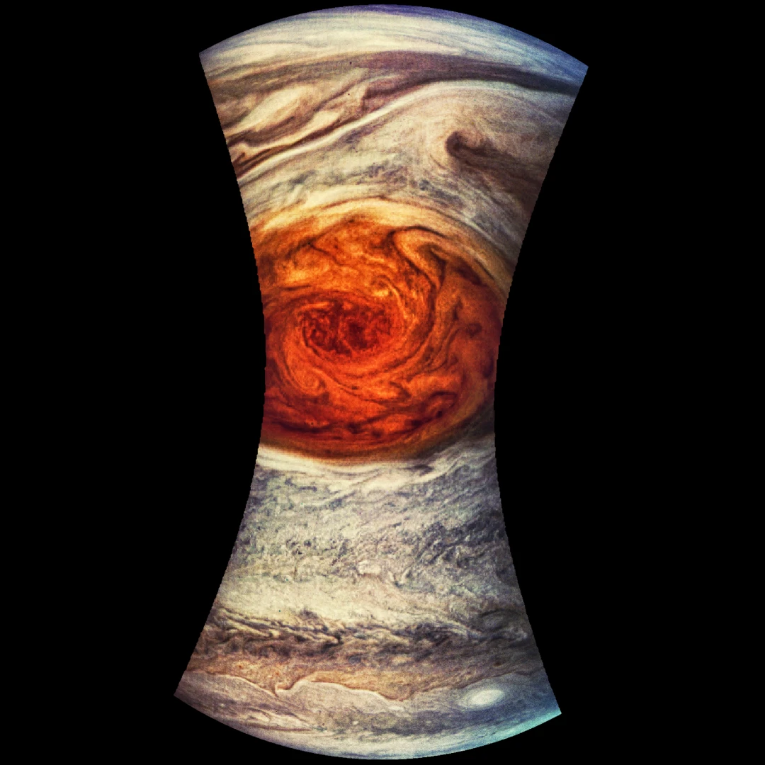 Within the wake of the Great Red Spot