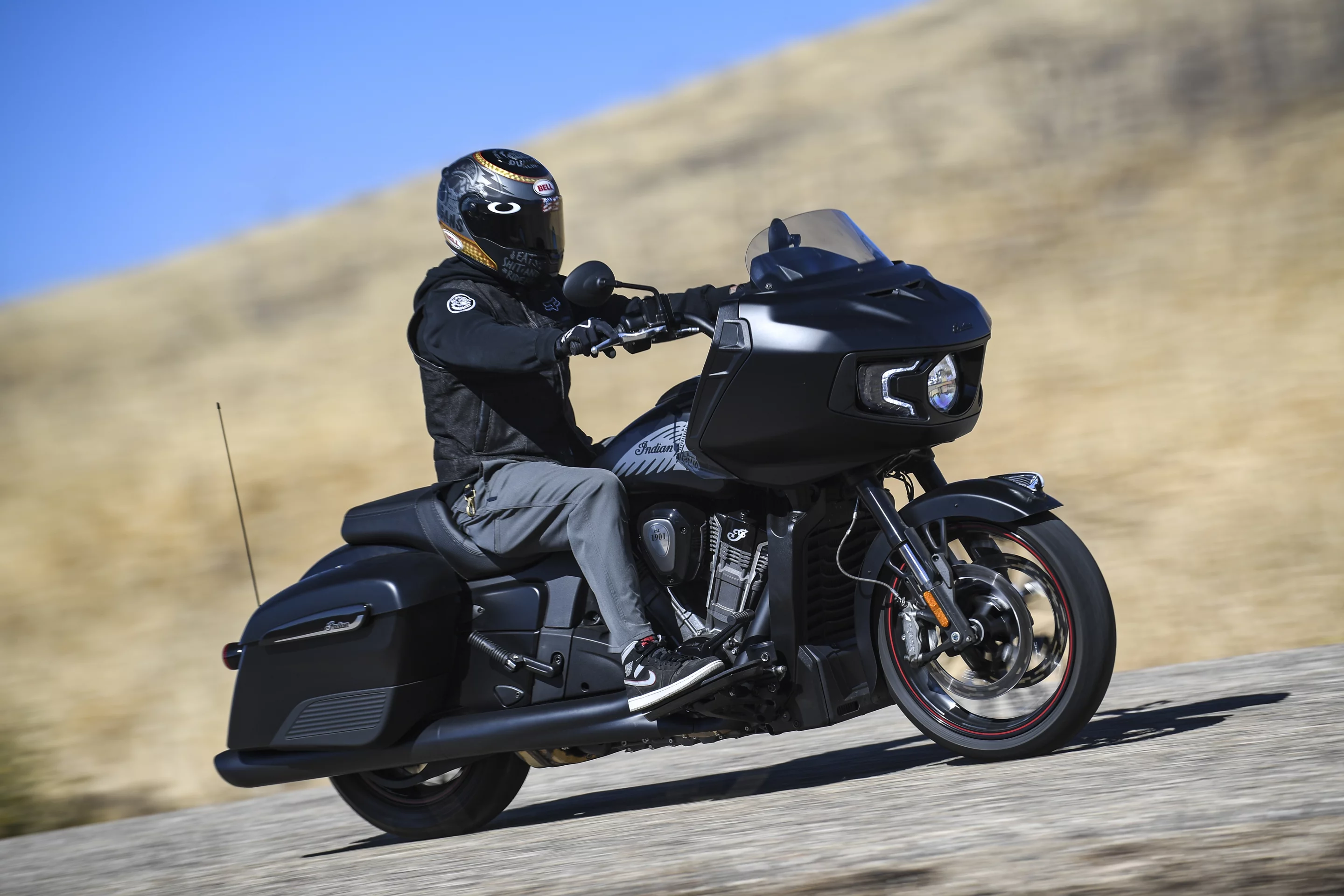 There's no extra power for the Dark Horse version, but there are extra smarts, including lean angle sensitive ABS and traction control