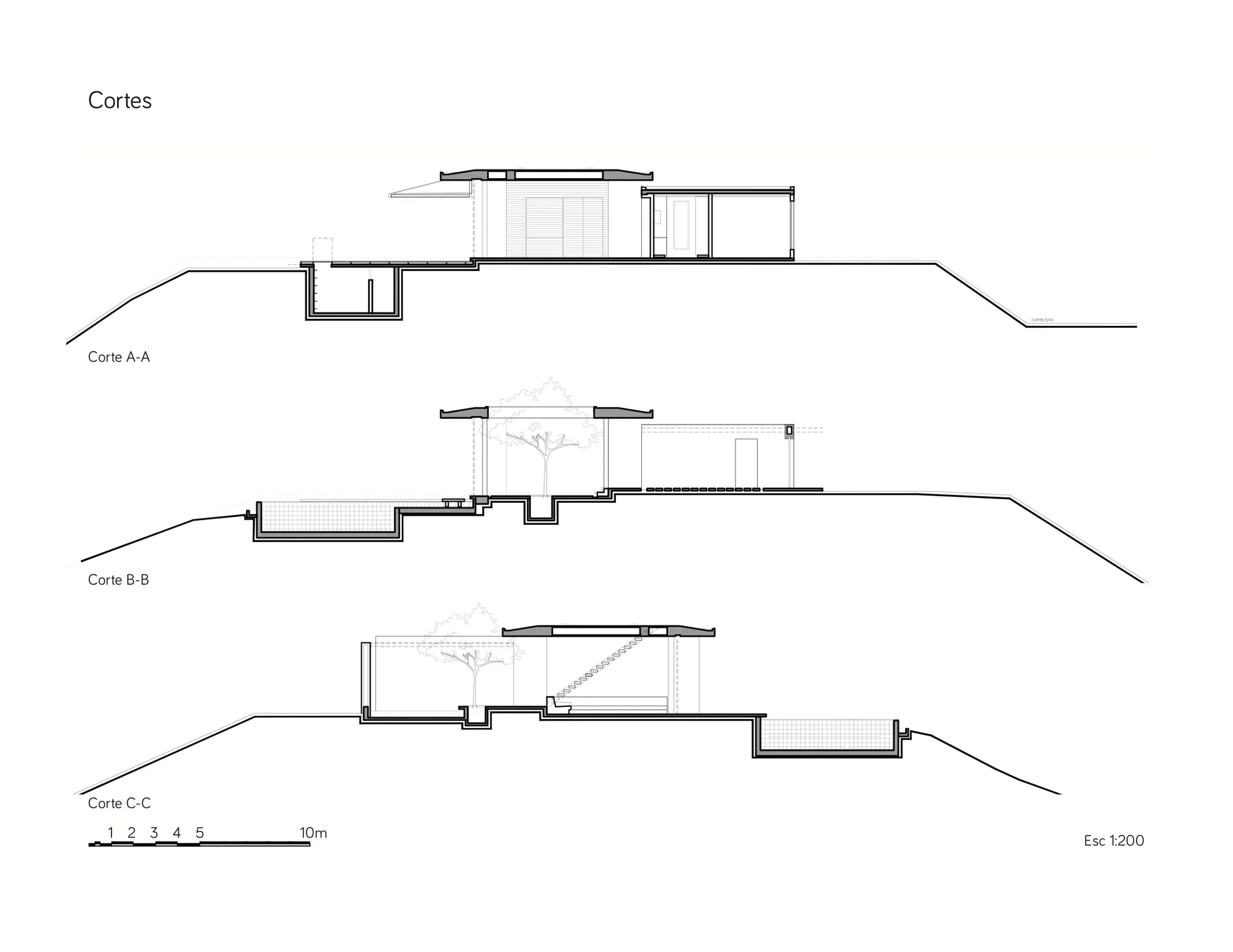 Architectural drawing of Casa 7A (Image: Arquitectura en Estudio)
