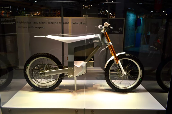 Cake shows its bike within the BrandNew section of ISPO Munich