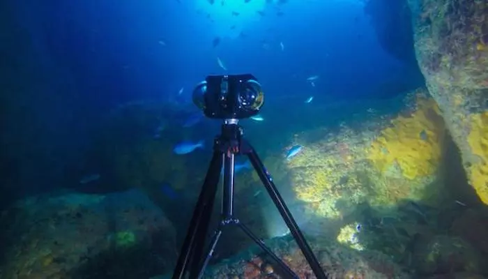 The Boxfish 360 is a professional-grade 360-degree underwater camera with Micro Four Thirds sensors