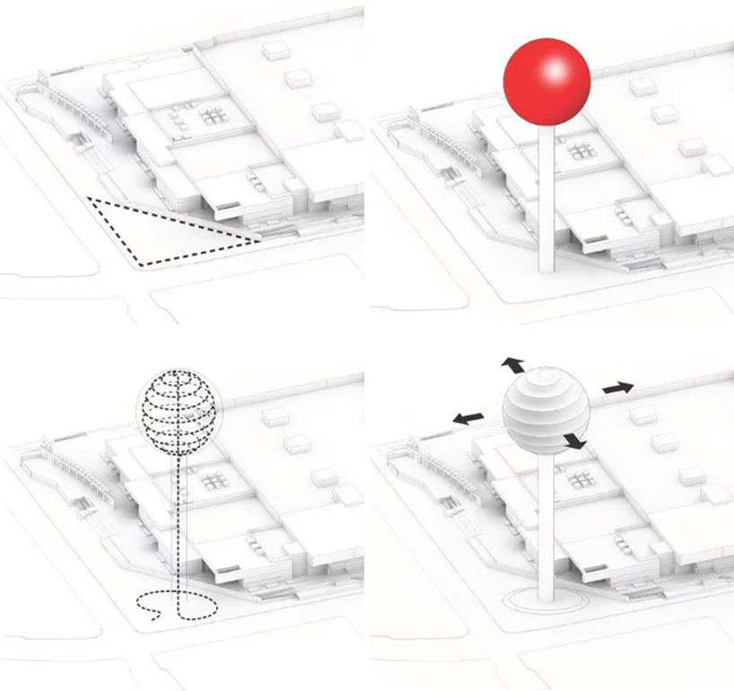 A diagram illustrating the towers downtown location (Image: BIG)
