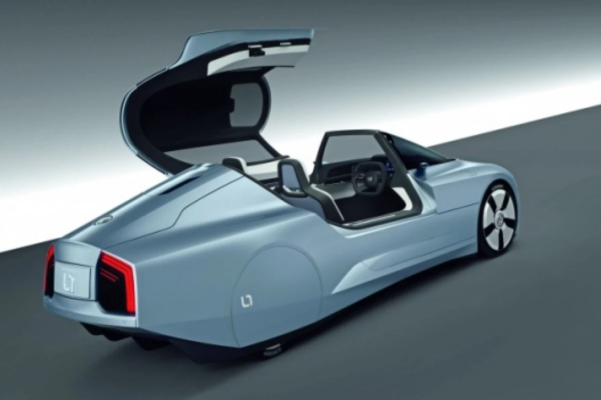 Feather-light and with miniscule drag, the Volkswagen L1 will be the most fuel-efficient car made