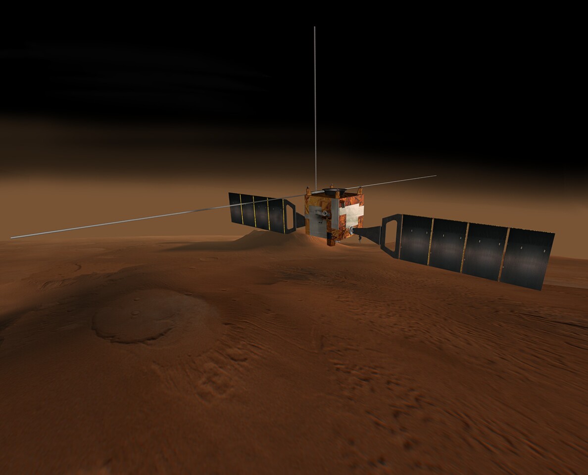 Artist's concept of Mars Express (Image: NASA)