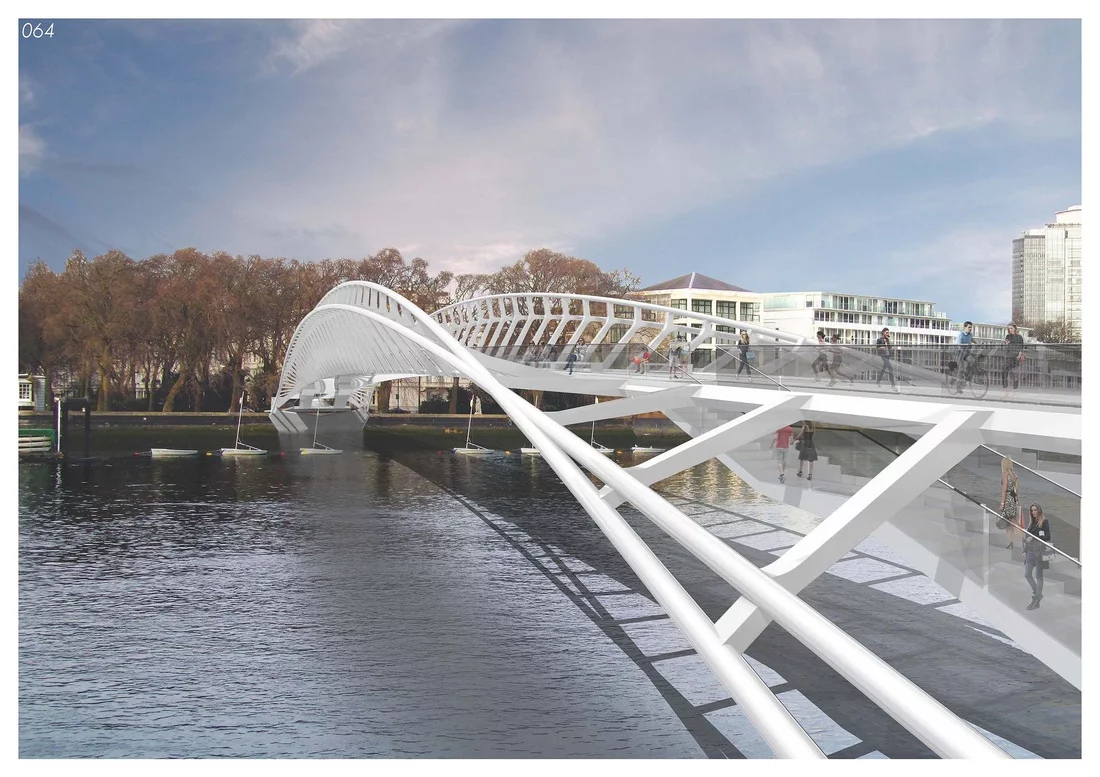 A contemporary white design (Image: NEP Bridge Competition)