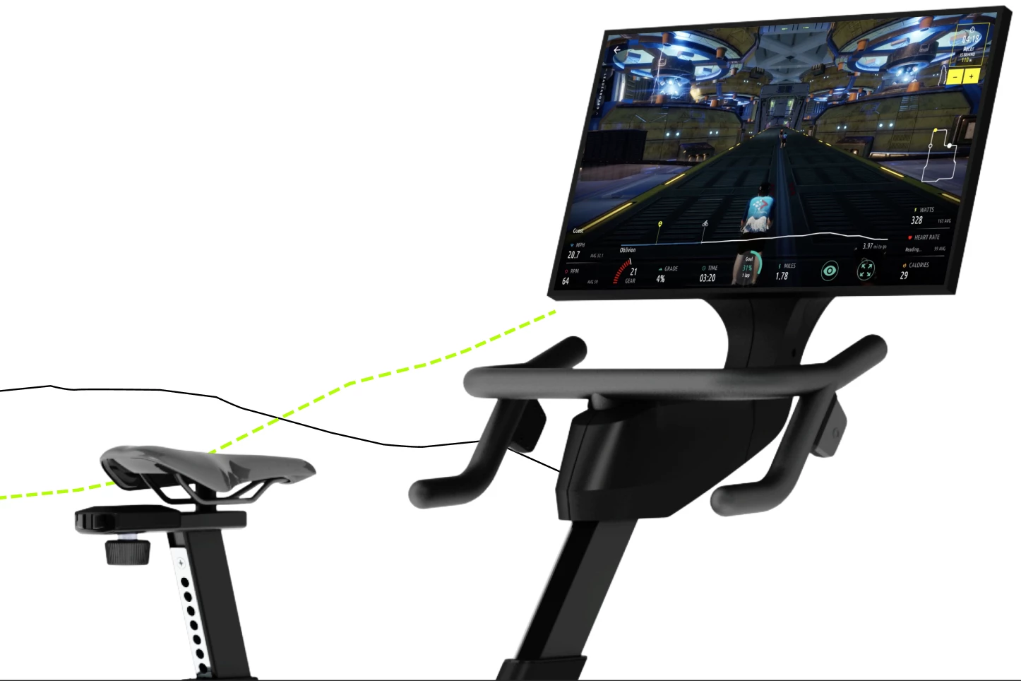 The Capti's online library of virtual rides currently features 50 different maps
