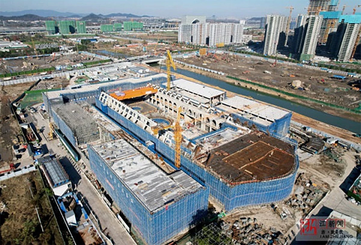 The CHIEF Facility under construction in the Future Sci-tech City in Hangzhou back in 2022
