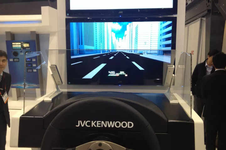 The HUD prototype at CES