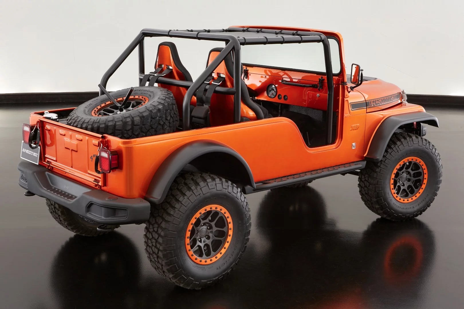 The CJ66 is a compact take on the classic Jeep off-roader