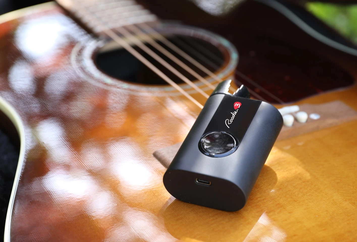 The Roadie 3's peg turner has been redesigned to accommodate more stringed instruments - including electric, acoustic, classical and steel guitars, 7, 8 and 12-string guitars, ukuleles, banjos, and mandolins