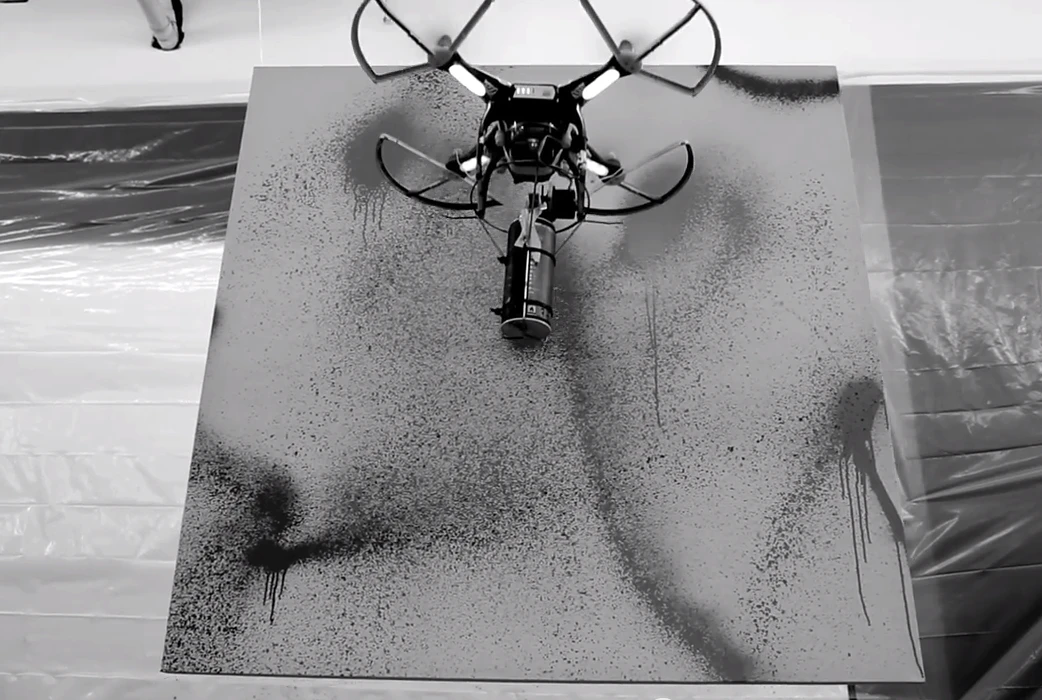 KATSU's drone device at work