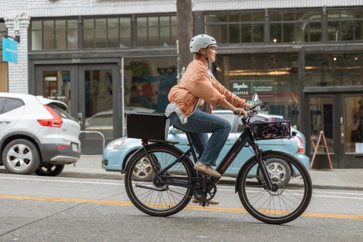 The RadKick is available as a 7-speed chain drive ebike or a torque-sensing carbon belt drive model