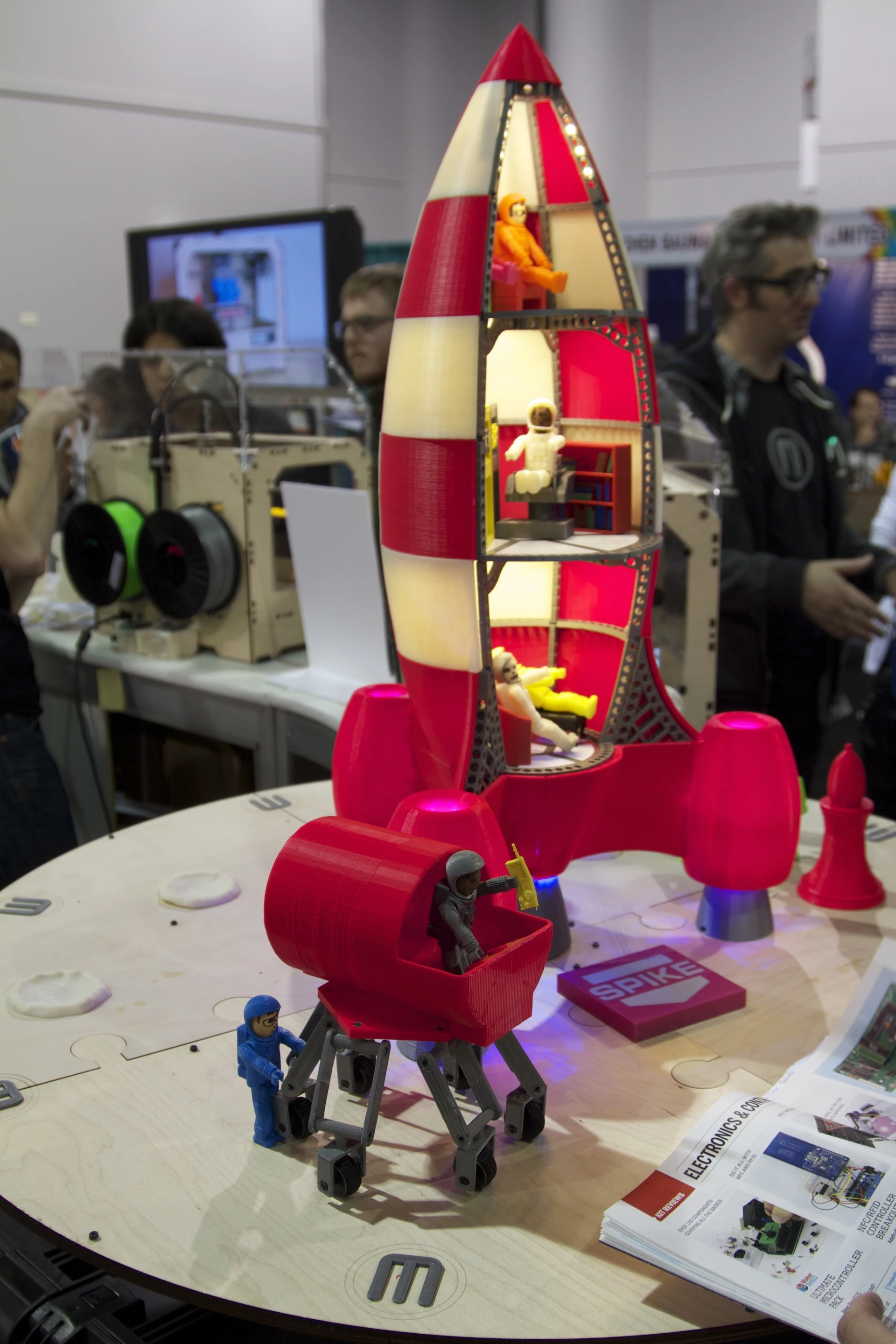 Forget building Lego rockets, with the Replicator you can print your own space ship