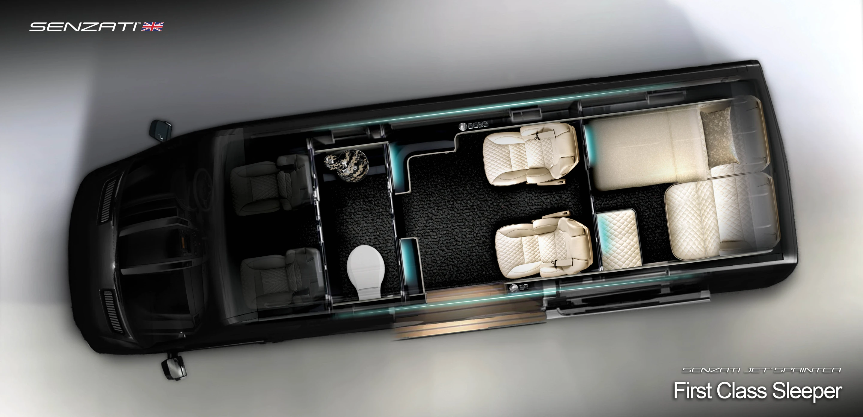 Senzati Jet Sprinter floor plan option