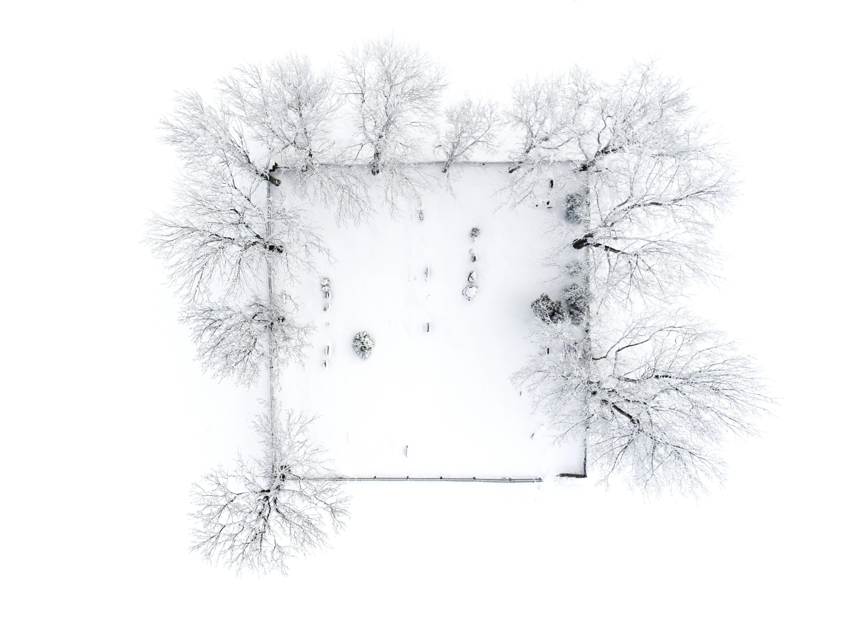 Honorable Mention - Cemetary. Small cemetery in winter outside of a village named Rejvíz in Jeseníky Mountains, Czech Republic