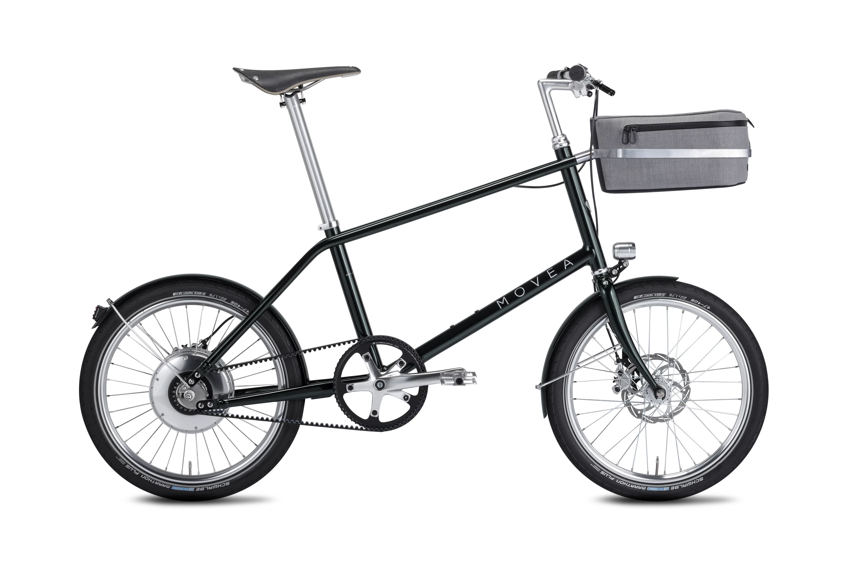 The Movea E-motion's motor will provide assist up to 25 km/h, and its battery pack should be good for 50 km per charge