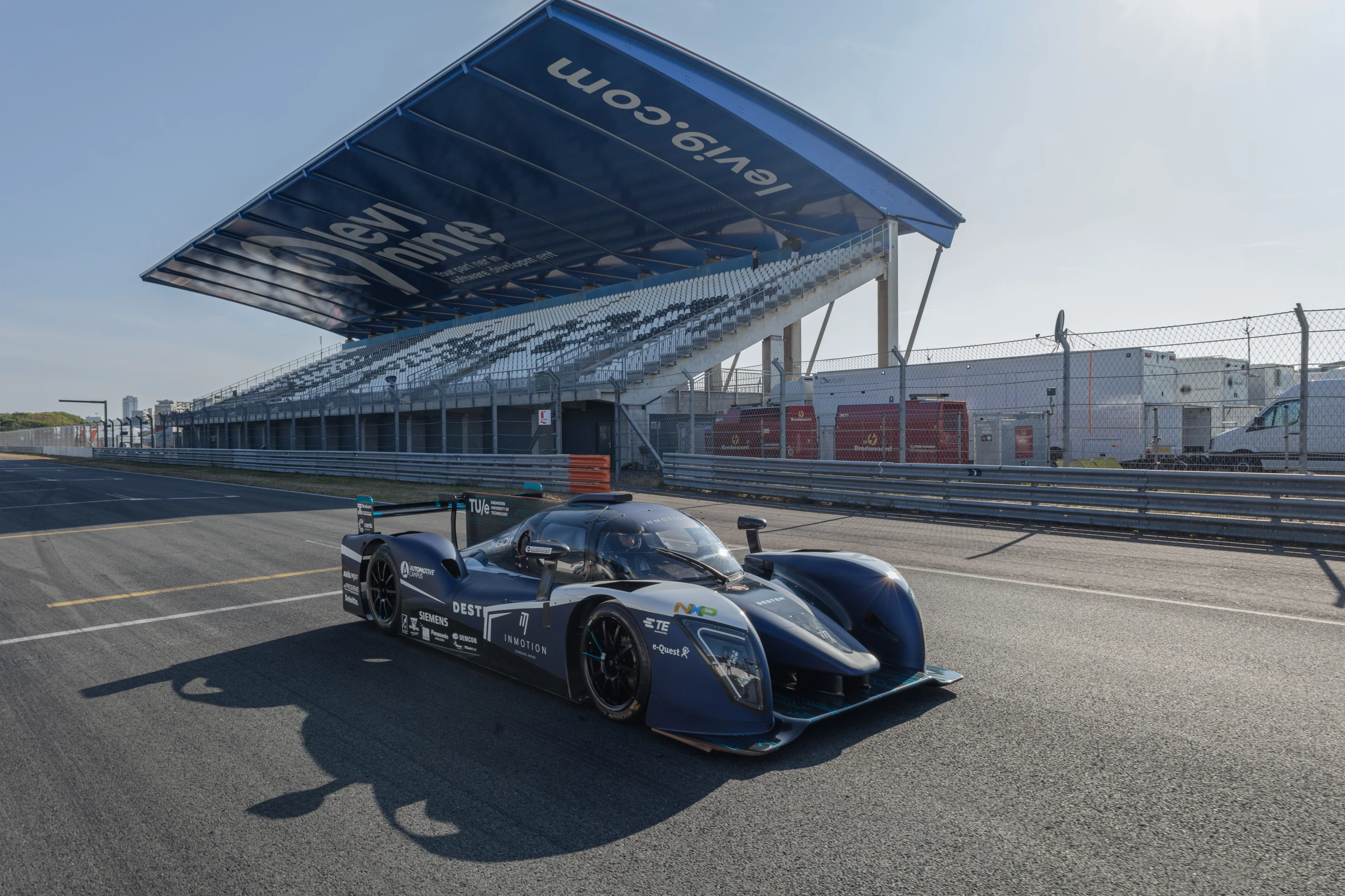 The Next Generation Battery Pack technology has been installed in the InMotion team's Revolution electric racecar, part of a development project aiming to compete in a future 24 Hours of Le Mans endurance race