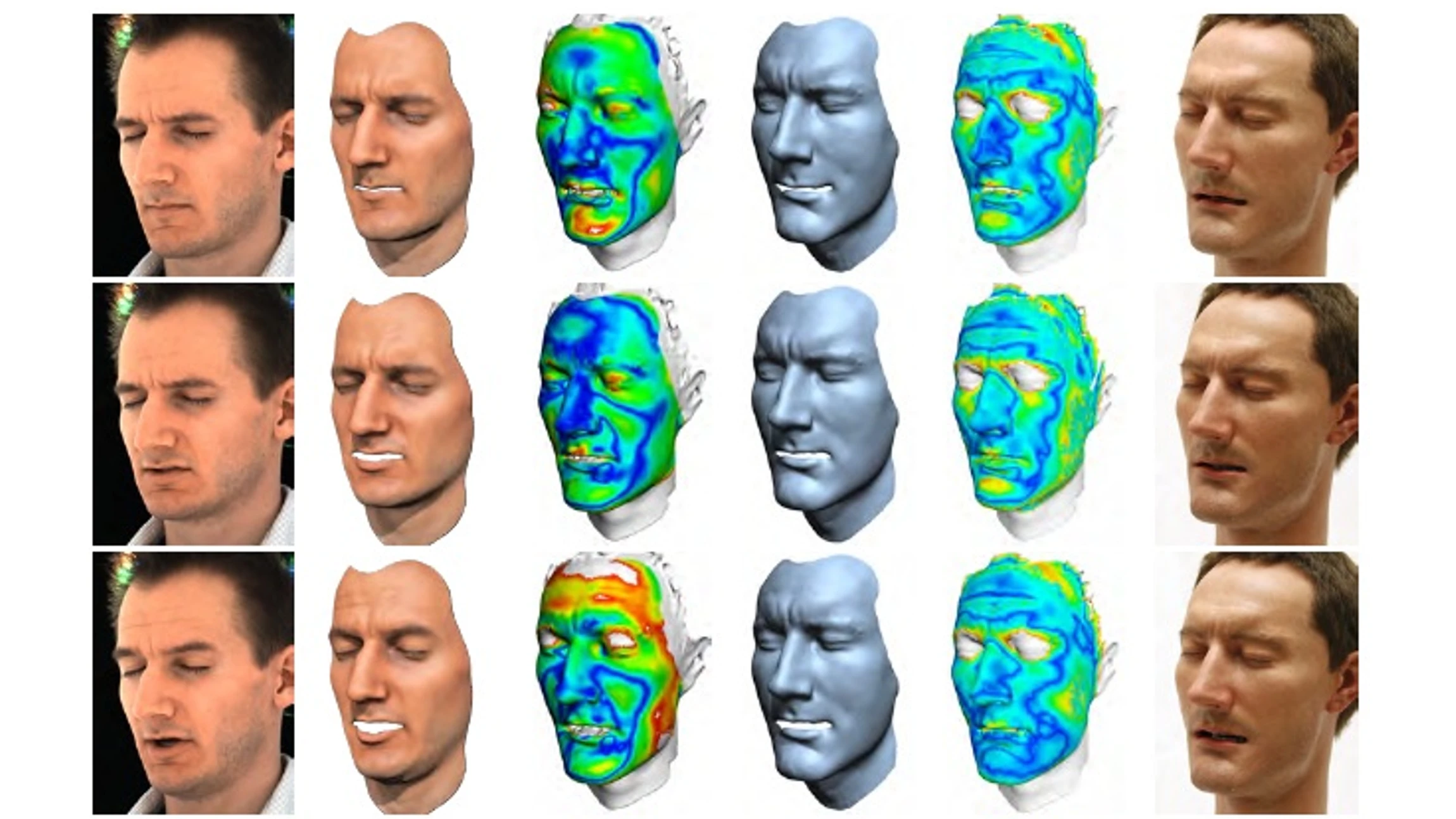 Face cloning: steps in modeling the digital face and the final result in silicone (Image: Disney)